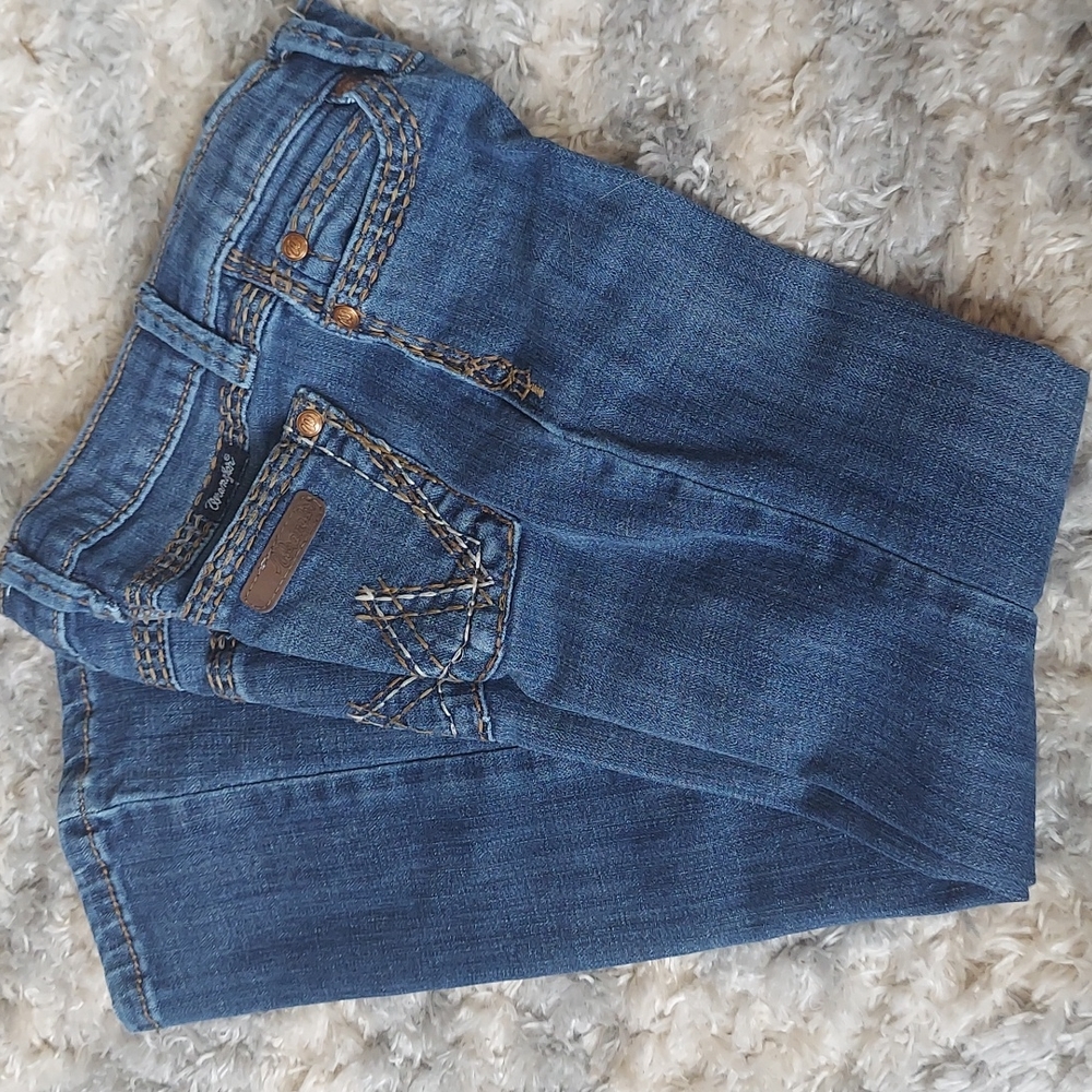 Girls wrangler jeans size 8 slim